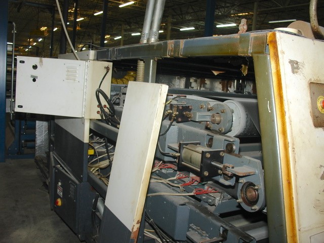 GLENRO Laminator, 88" wide belt, unwind & reroll